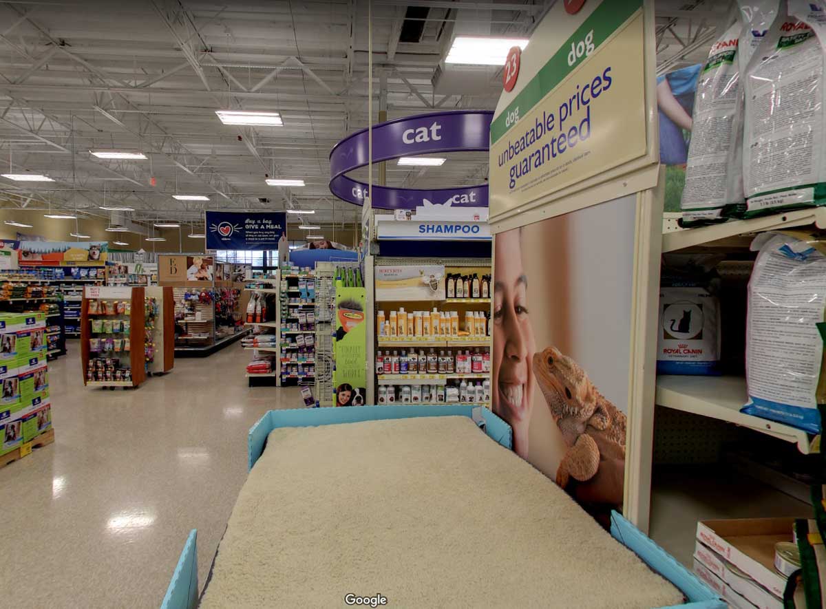 petsmart store interior