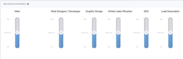 SEO Focus Control