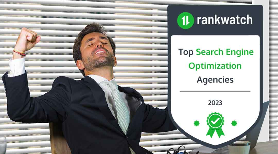 SEO Vendor Awarded Top SEO Agency of 2023 by Rankwatch