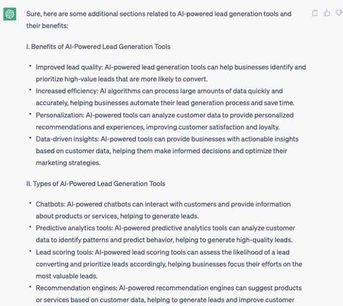 Ai powered lead generation tools