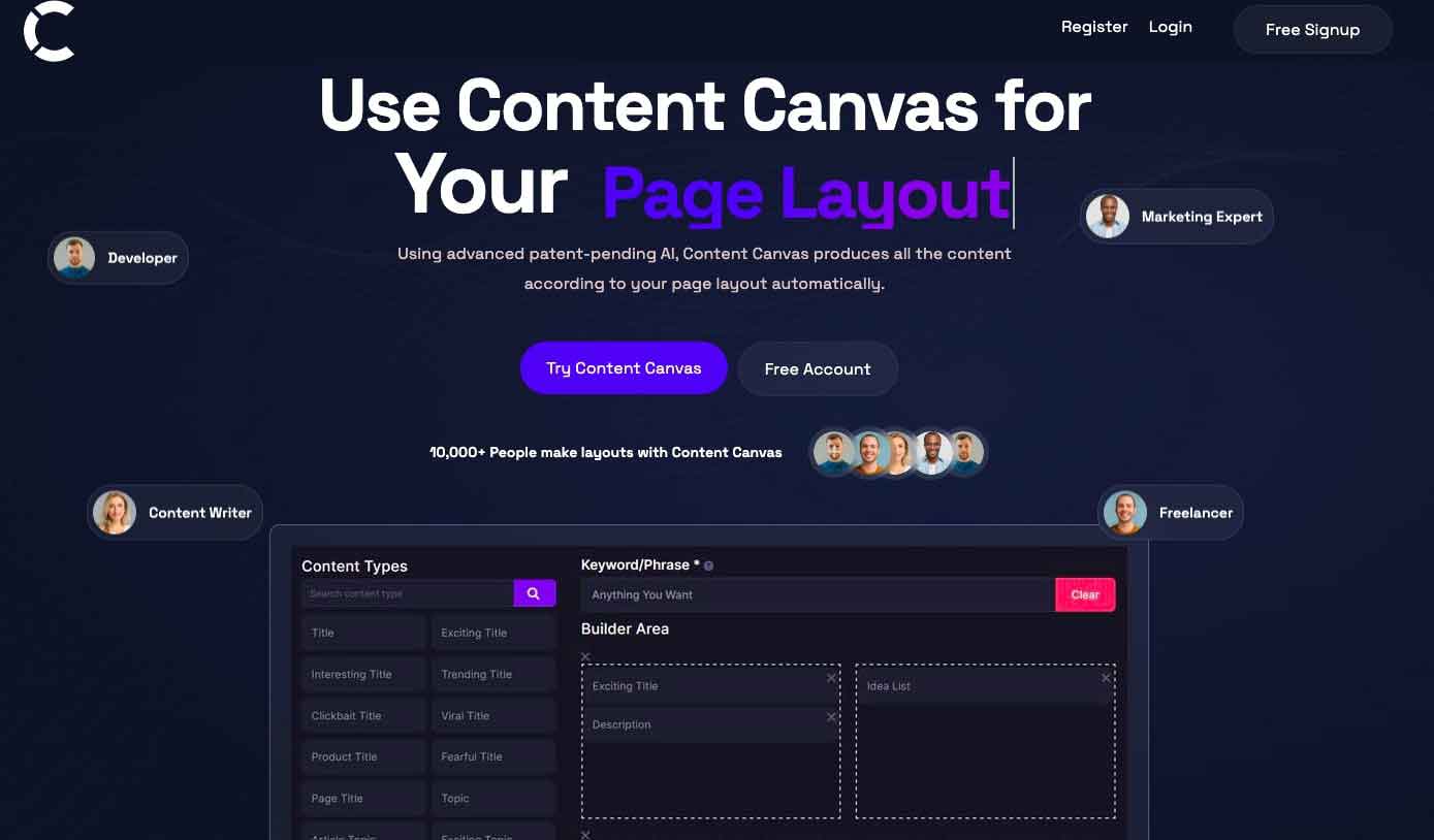 Content Canvas AI