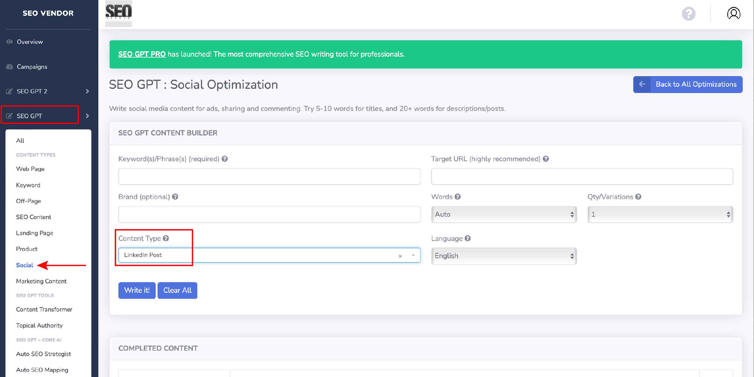 Social Post Optimization