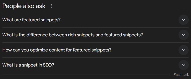 Optimize for Featured Snippets