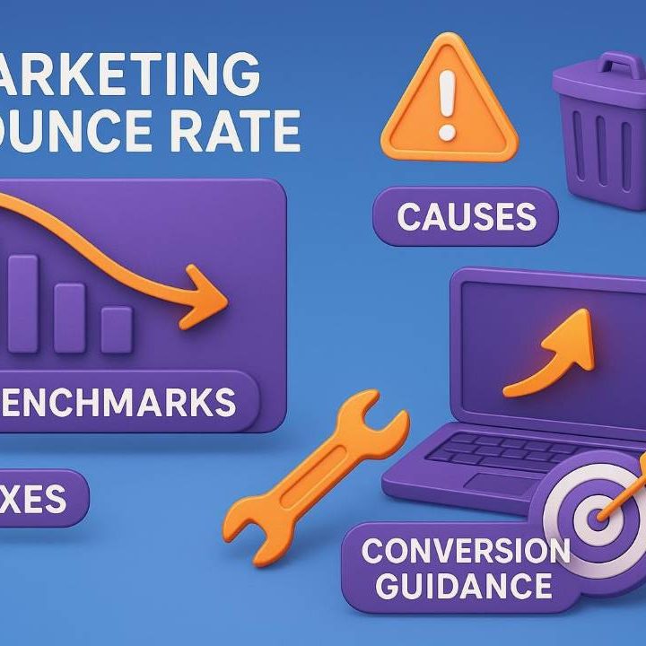 Marketing Bounce Rate Benchmarks, Causes, Fixes, Conversion Guidance