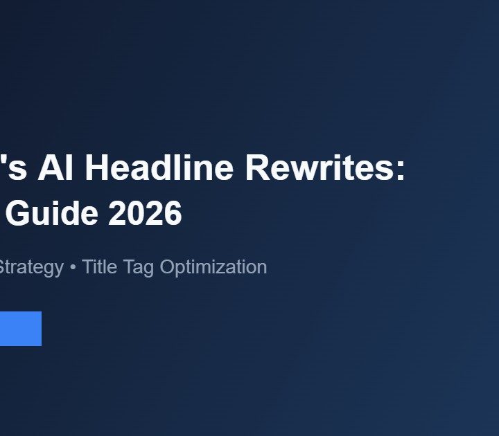 Google’s AI Headline Rewrites: What Every Agency Needs to Know in 2026